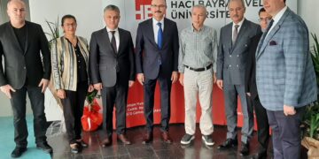 Hacı Bayram Veli Üniversitesi Rektörü Sayın Prof. Dr. Mehmet Naci Bostancı’ya Hayırlı Olsun Ziyareti