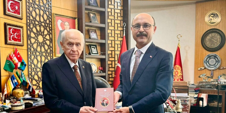 GENEL BAŞKANIMIZDAN MHP GENEL BAŞKANI SAYIN DEVLET BAHÇELİ’YE ZİYARET
